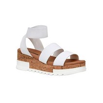 CUSHIONAIRE CUSUCEAIR 여성 나오미 코르크 샌달 넓은 폭 사용 가능