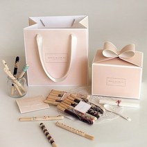 아몬드초콜릿만들기 빼빼로 만들기 DIY 세트 (리본), 단일