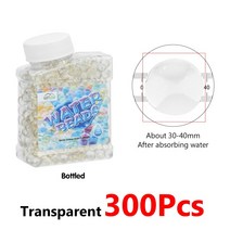 물 구슬 주사기와 아쿠아 매직 필러 레인보우 믹스 어린이 어린이 홈 장식 크리스탈 소프트 워터 글 머리 기호 총 장난감 액세서리, (200004891)30-40mm I개