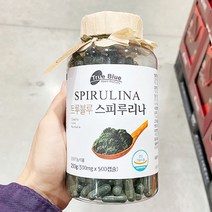 TRUE BLUE 코스트코 스피루리나 500MG X 500 캡슐, 단품