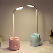 부드러운불빛 USB LED 공부스탠드 스터디카페 독서실등 도서관 작업실 침대등 오피스, 웨이브 멀티램프 화이트