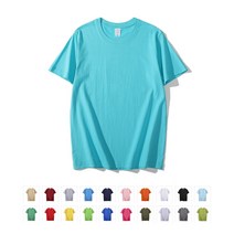 25 칼라 면 남녀공용 레이어드 데일리 무지 반팔티 티셔츠 S-XXXXL