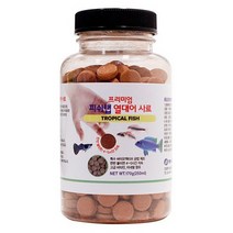 YB프리미엄 피쉬탭 열대어사료 90ml 250ml 부착형 사료 코리 구피 소형어 사료 노보탭, 피쉬탭 대 170g (250ml)