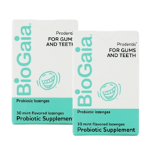 BioGaia 바이오가이아 프로덴티스 포 검스 티스 민트 맛 30로젠지 x 2개 세트, 30 로젠지 x 2