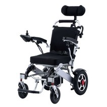 전동 휠체어 접이식 이동식 4륜구동 등받이의자, 상세 페이지 참고, 5. 이중제어 (전기접이식) 12A 리튬배터리