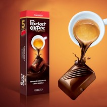 페레로 포켓커피 초콜릿 5개입 (62g), 12팩