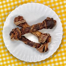 소떡심 오리뼈다귀껌 강아지수제 천염껌 간식 1p, 소떡심오리뼈다귀껌 1p+1p