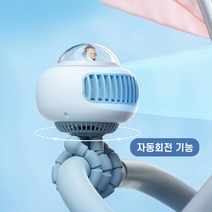 넬라의 옷장 우주선 유모차 문어발 집게 선풍기, 화이트
