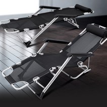 조아캠프 릴렉스 침대의자 특대형, 네이비, 4개