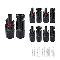 태양광 케이블용 방수 패널 커넥터 PV 스패너 2 개 포함 5 쌍/로트 2.5/ 4/6mm2, [03] 5 Pairs B Type, 03 5 Pairs B Type