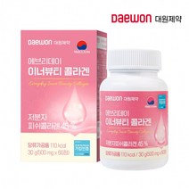 [도매꾹 단독공급] 대원제약 에브리데이 이너뷰티 저분자콜라겐 500mg 60정 /2개월분, 11.차가버섯