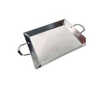 스텐 3중 볶음팬(소) /사각 클래드 철판 구이 삼중팬, 스텐 3중 볶음팬(소) /사각 클래