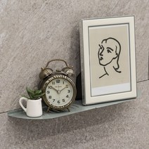 [624C]1초설치 아트월 타일 대리석 틈새 무타공 브라켓 20cm★포장훼손반품불가★, ★옵션확인必크림 오른쪽(R)