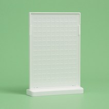 C2L T자 가격판 아크릴 쇼케이스 안내판 A5 화이트 가격표쇼케이스 미용실메뉴판 POP꽂이 미용실요금표 아크릴케이스 왁싱메뉴판 제품가격표