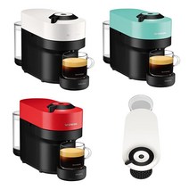 Krups 버츄오 팝 네스프레소 캡슐커피머신 원터치 자동캡슐방지 홈카페 홈바 560ml, 레드