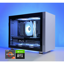 AMD 라이젠 2600 RTX2060 화이트 미니PC 조립컴퓨터 미니타워 게임용 데스크테리어 디아블로4