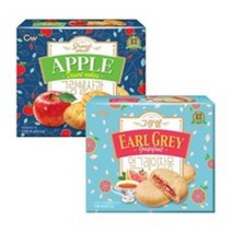 청우식품 그랑쉘 얼그레이자몽 190g+그랑쉘 사과 195g(총2개), 11세트