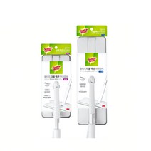 3M 스카치-브라이트 청소용품 막대걸레, 클립형 막대걸레 리필2매