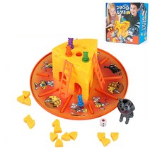 아이큐보드게임 고양이와생쥐 주사위 룰렛 온가족 미니게임, 단품