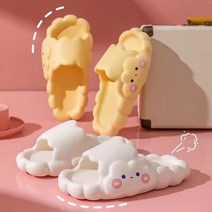 구름이 외출 슬리퍼 봄 여름 패션 쿠션 실외 편한 귀여운 여성 남녀공용 슬리퍼