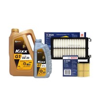 k5(DL3)1.6가솔린터보 킥스G1(5L)엔진오일세트380-3020, 1개