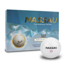 낫소골프 MF3 우레탄 골프공 3피스 42.67mm 12p, 화이트, 1개