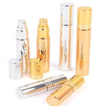 HY 휴대용 심플 향수 공병 향수병 예쁜향수공병, 은색 - 15ml