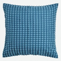이케아 쿠션커버 블루 65x65cm 소파 허리 의자 등받이 카바 속쿠션제외