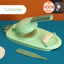 만두피 반죽 기계 주방 도구 만두 제조기 DIY 키트 래퍼 프레스 수동 노동 절약 라비올리 Empanadas 반죽, 04 Green1