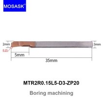 홀커터 홀쏘 MOSASK 1PC MTR MGR lr 보링 프로파일 스레딩 그루브 CNC 솔리드 카바이드 내부 터닝 정밀 홀 가공 밀링 공구, Mtr2r0.15l5-d3-zp20