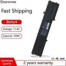 Betty4 노트북 배터리 Razer 블레이드 14 V2 인치 6700HQ 7700HQ UHDRZ09-0195RZ09-016501952E31E52-R3U1E71
