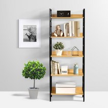 합판 빌라 이동형 책장 다이소 안방 가로형 책장 책서랍장 학원 만화책 원룸 책장 5단, 심플 책장선반 5단 블랙