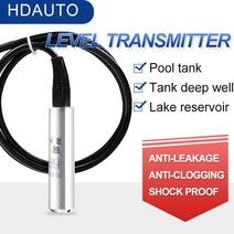 압력전송기 압력센서 21-30m 4-20ma 잠수정 수위 레벨 측정기 스로인 타입 컨트롤러 수조 레벨, 30m 케이블 4-20ma