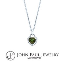 [14K][10월탄생석] 천연원석 그린 투어멀린 목걸이 JM6373N