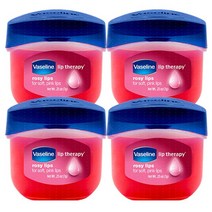 유니레버 바세린 립테라피 7g, 4개, 로즈