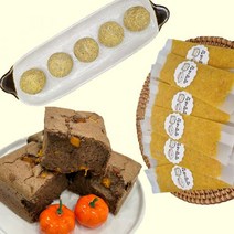 고양이 수제간식 세트 오까스+연어츄르+호박브라우니 맛좋은스낵, 3봉, 수제간식세트