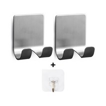 홈바내쓰 스테인레스 SUS304 면도기 거치대 1+1 + 투명후크