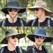 데일리비 뜨거운 햇볕차단! 12센티 햇볕가리개 롱~챙 통풍 메쉬사이드 남녀공용 여름 등산 모자 사파리 낚시 실외작업, 카키