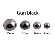 10 Pcs 돔 버섯 리벳 펑크 의류 핸드백 신발 Leathercraft DIY 나사 여러 크기 가죽 공예 스터드, 02 Mushroom rivets_01 8MM