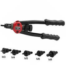 리벳건 팝너트건 리벳 bt 606 manual riveter nut tool m3 m10 hand blind riveter gun rivet nut pull cap auto, 수동 리벳너트 건