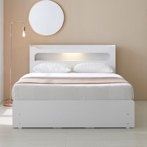 HZ120 LED 3단 수납침대 SS 230 6colors침대 3단침대 슈퍼싱글침대 LED침대 3단수납침대 수납침대 서랍침대 모던침대 침대가구 안방가구, 멀바우