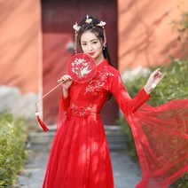 블루 여성 어른 철릭 계량 생활 한복 한국 무용 의상 무사복 사극 드라마 촬영 의상