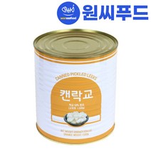 원씨푸드 이엔 락교 캔 SS1 3kg*6개 일식 통조림 락교 오싱고 반찬, 6개, 3kg