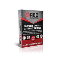 American Balancing Corp ABC 밸런싱 비즈 픽업 트럭 오프로드 차량 SUV용 타이어 휠 차축 조립 밸런스 DIY 키트 1183.4283.5g410온스 백 1.1