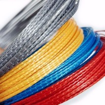 테니스스트링알파 . 대나무 폴리에스터 테니스 스트링 탑스핀 내구성 트레이닝 테니스, 빨간색