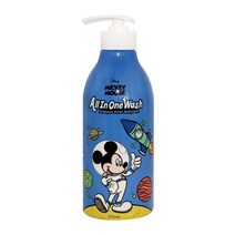 디즈니 미키 유아 올인원 워시 500ml/샴푸 린스 바스