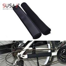 자전거체인 자전거체인가드 가이드 기어 2Pcs 자전거 사이클링 체인 스테이 프레임 프로텍터 튜브 랩 커버 가드 부품 블랙, neoprene 5