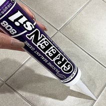 줄눈 틈새 보수 접착실리콘 창호용 비초산 실리콘 유리창문 샤시 석재 코킹 작업 시공 무초산실란트, 색상선택, 백색