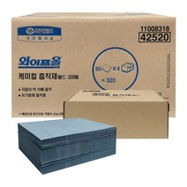 와이프올 42520 케미컬 흡착제 320매, 1box