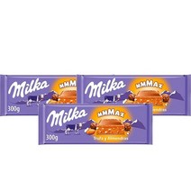 밀카 밀크 초콜릿 트러플 아몬드 300g Milka Chocolate con Leche Trufa y Almendras, 3팩